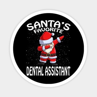 Santas Favorite Dental Assistant Christmas Magnet